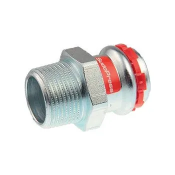 rozdělovač topení VSH SudoPress Steel Přechod z uhlíkové oceli vnější 15 x 1/2“ lisovací