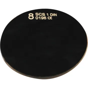 Svářečská kukla Cerva Náhradní svářečské sklo kulaté Ø 50mm č.8