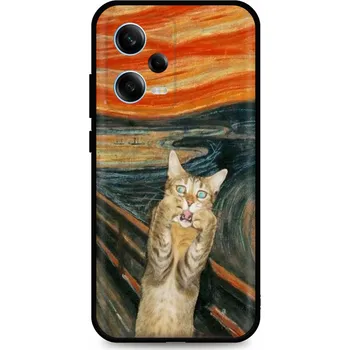 Pouzdro na mobilní telefon Kryt Xiaomi Redmi Note 12 Pro 5G Scared Cat (obal neboli pouzdro na Xiaomi Redmi Note 12 Pro 5G)