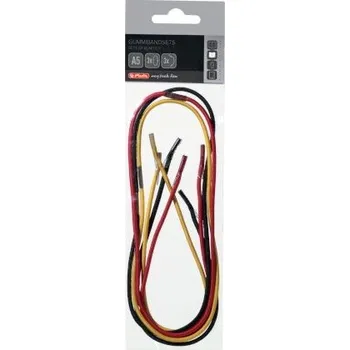 Blok Herlitz gumičky pro my.book A5 červená, žlutá, černá