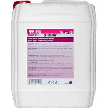 Mýdlo CHIRODERM 5l Tekuté mýdlo s antibakteriální přísadou