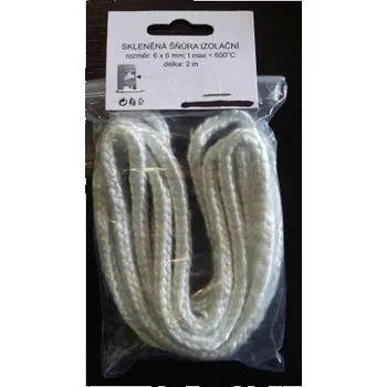Kouřovod Šňůra izolační 4x4mm (500°C) ISOTEM 10 (2m)