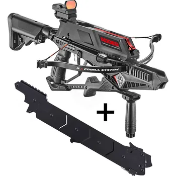 Karnevalový kostým Steambow Taktická kuše Adder se zásobníkem na 7 střel 130lbs