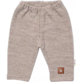 Kojenecké oblečení Pletené kalhoty Hand Made Boy, Baby Nellys, béžové, vel. 68, 68 (3-6m)