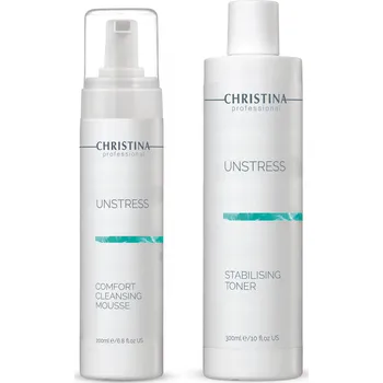 Christina Cosmeceuticals Čistící pěna a tonikum Unstress