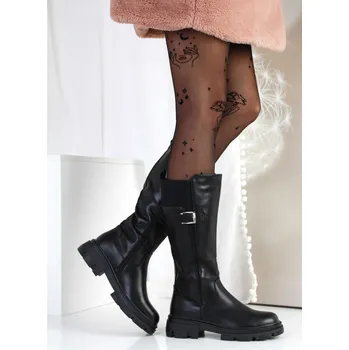 Dámské kozačky Cathay moda Vysoké kozačky 2105-1B Velikost: 36