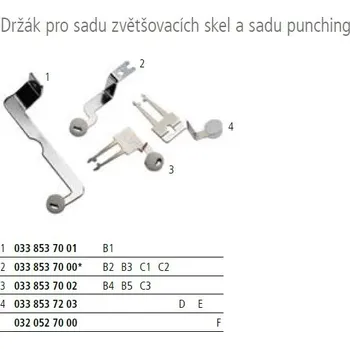 držák na vlnu a lupy Bernina 0338537002