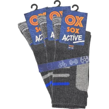 Pánské ponožky ACTIVE sportovní bavlněné froté ponožky OXSOX