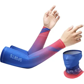 Cyklistické oblečení Cyklistické návleky Barva: Modrá-červená