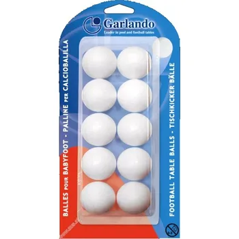 Stolní fotbálek 10ks Garlando míček bílý 34mm á 17g