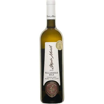 Víno Maňák Rulandské bílé 2021 pozdní sběr