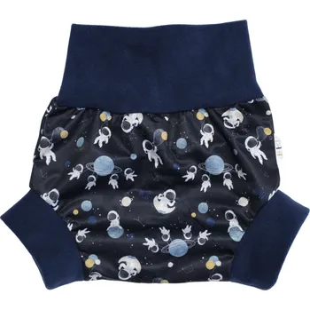 Plenkové kalhoty Breberky Natahovací svrchní kalhotky PUL - Vesmírný cestovatel VELIKOST: S (4-7kg)