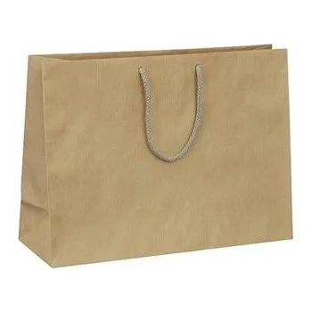 Papírová taška hnědá Siena 340x120x250 mm
