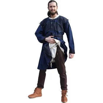 Karnevalový kostým Battle Merchant Nespojené nohavice na přivázání k pasu, vrcholný středověk, hnědá