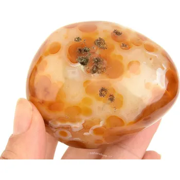 Přírodní kámen Hladký kámen karneol 184g (Madagaskar)