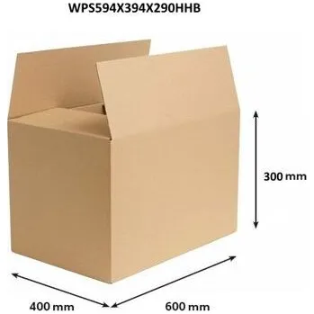 Obalový materiál Klopová krabice z 3VVL s rozměry 600 x 400 x 300 mm