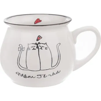 ORION Keramický hrnek Kočky Mám tě rád 0,32l