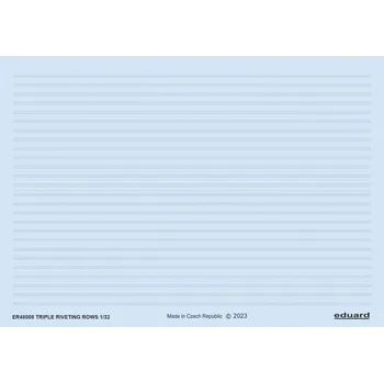 Plastikový model 1/48 Triple riveting rows