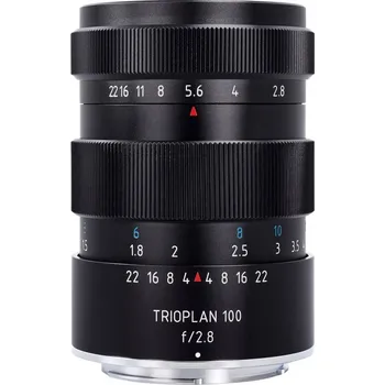 Objektiv MEYER OPTIK GÖRLITZ 100 mm f/2,8 II Trioplan pro Canon EF