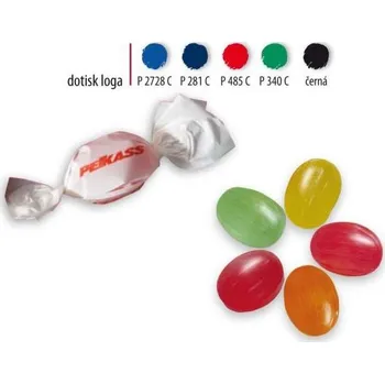 Bonbon Točené bonbóny, okraje bez potisku 5 kg 5kg