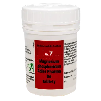 Adler Pharma Nr. 7 Magnesium phosphoricum D6 400 tbl. Homeopatikum Adler Pharma Nr. 7 Magnesium phosphoricum D6 400 tbl.