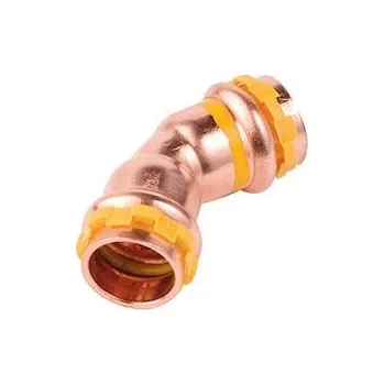 rozdělovač topení VSH SudoPress CU Koleno CU lisovací plyn 45° FF 22 press