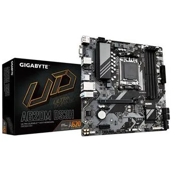 Základní deska Gigabyte MB Sc AM5 A620M DS3H, AMD A620, 4xDDR5, 1xDP, 1xHDMI, 1xVGA