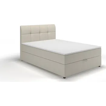 Postel Aza-nabytek Izmir 140x200 bílá káva