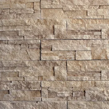 Obklad VASPO® STONE VASPO Betonový obklad KÁMEN lámaný béžovohnědý - 36 x 10,7 cm