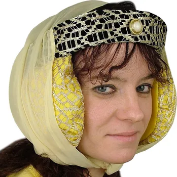 Klobouk Lencera Čepec středověké šlechtičny