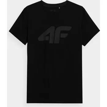 Pánské tričko 4F 4FAW23TTSHM0877 DEEP BLACK Pánské triko US M