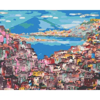 Diamondi Diamantové malování - NEAPOL Rozměr: 40x50 cm, Rámování: bez rámu a bez vypnutí plátna