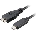 AKASA - USB 3.1 typ C na mikro B adaptér - 100 cm