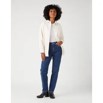 Dámské džíny Wrangler dámské džíny STRAIGHT 112342790 Modrá W33/L30