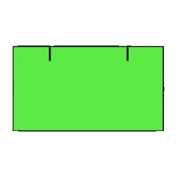 Samolepící etiketa Etikety Contact 25 x 16 HRANATÉ Signální zelené