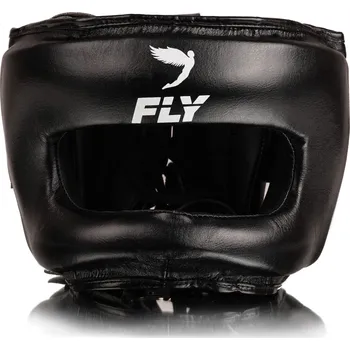 Chránič hlavy na box a bojový sport Helma s chráničem nosu Fly Superbar X - černá