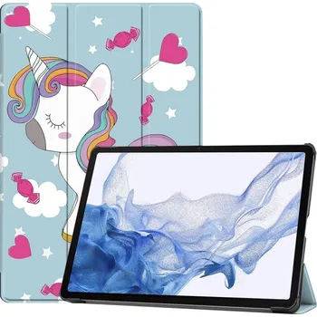 Pouzdro na tablet VSECHNONAMOBIL 64701 ART Zaklápěcí pouzdro pro Samsung Galaxy Tab S9 UNICORN