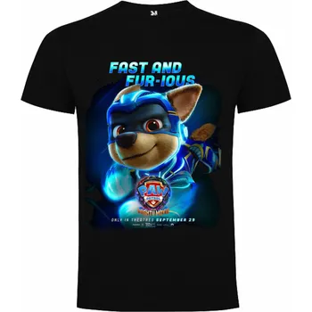 Tričko Chase Tlapková Patrola Movie Velikost: 122/128 - 7/8let