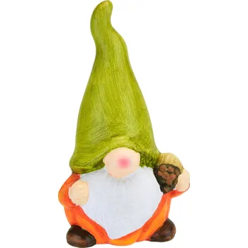 Skřítek s oříškem keramický 15x8 cm