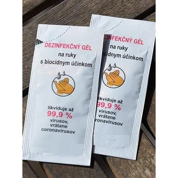 Dezinfekce Dezinfekční gel 1,5ml - potisk 2 barvy
