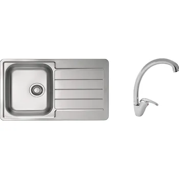 Granitový dřez Alveus Line 80 Set - různé typy baterií Dřez / Set: Set, Baterie: Set Grandia
