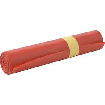 Pytle na odpadky Pytel 80, 700x1100, červený, LDPE, 120 L, 1 bal. = 15 ks