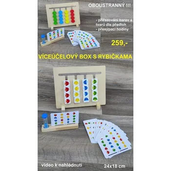 RC model auta VÍCEÚČELOVÝ BOX S RYBIČKAMI