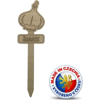 VypálímTi.cz Zahradní zápich - česnek