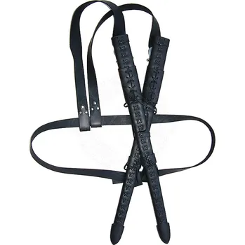 Replika zbraně Špulák Pochva na dva krátké meče na záda