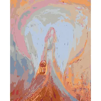 Diamondi Diamantové malování - ANDĚLÉ OD LENKY - HOPE ANGEL Rozměr: 40x50 cm, Rámování: bez rámu a bez vypnutí plátna
