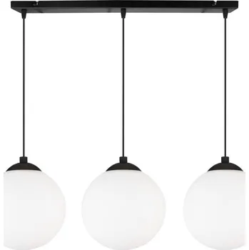 Závěsné svítidlo Florence, 3x bílé skleněné stínítko