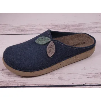 Dámské pantofle Pantofle papuče bačkory Inblu ED13-041 modré s lístky velikost: 36