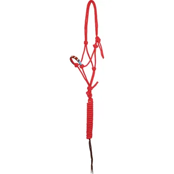 Pool's Set provazové ohlávky s vodítkem Pearls Pool's, COB/FULL, red