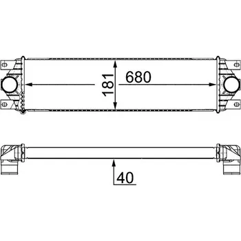 Motor automobilu Chladič turba MAHLE CI 20 000S